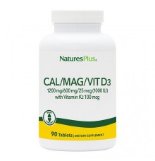 Nature's Plus Cal/Mag/Vit D3 With Vitamin K2 90tabs